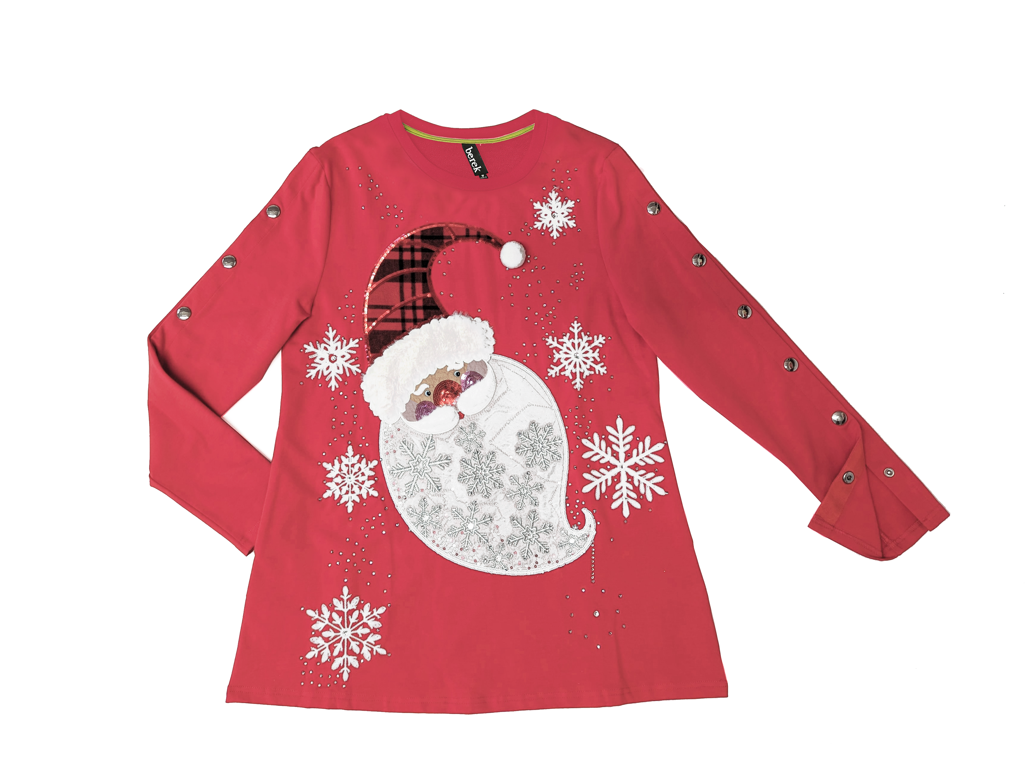 Santa and Snowflakes Sweater