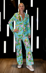 Load image into Gallery viewer, Palm Springs Floral Flare Leg Pant
