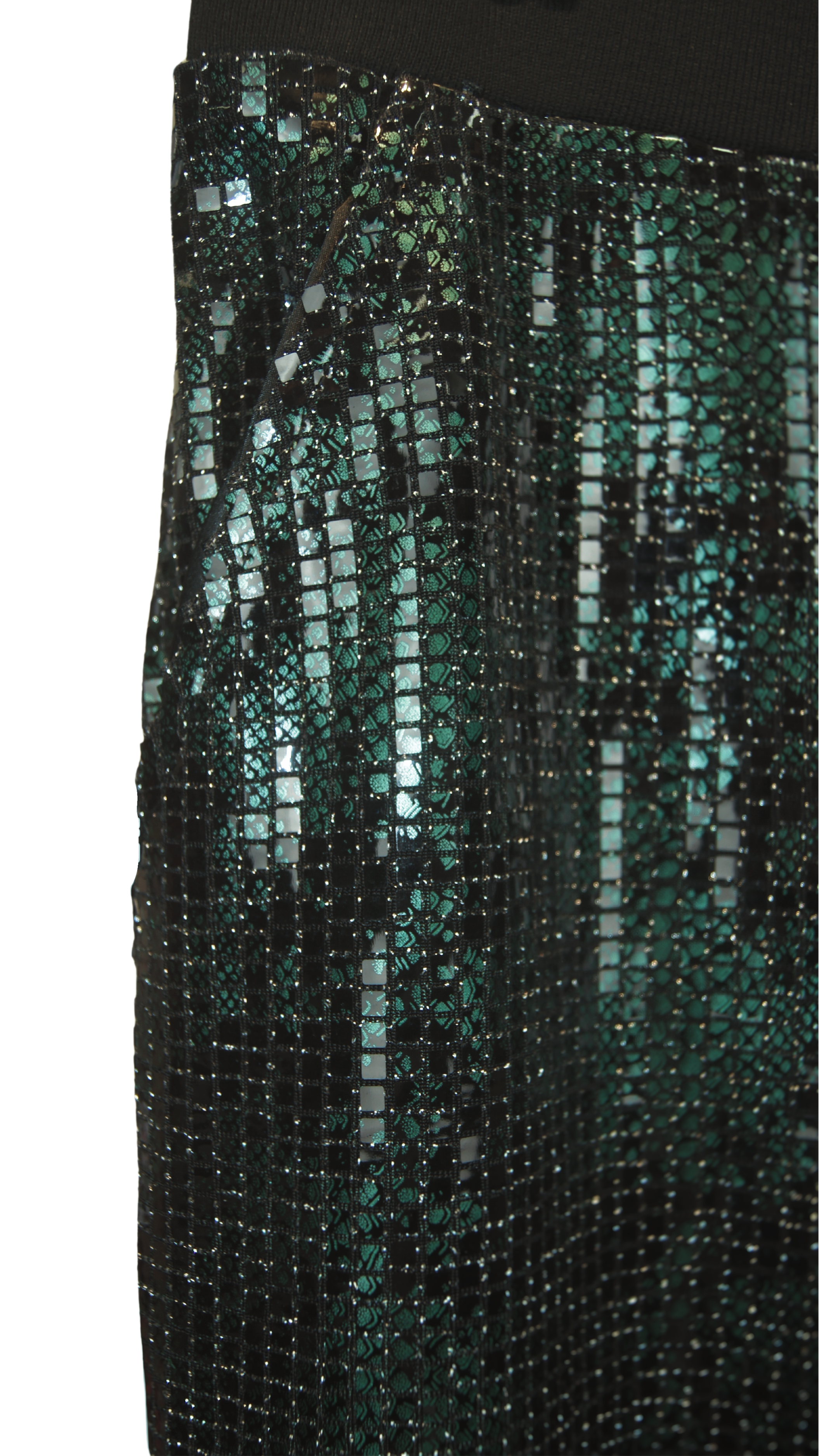 Emerald Glamour Cigarette Pant