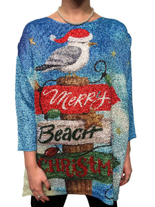 Merry Beach Christmas Tunic