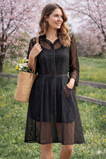 Load image into Gallery viewer, Dressed in Mesh Jacket Black

