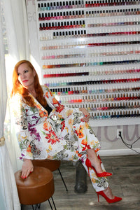 Gabriella's Floral Flare Leg Pant