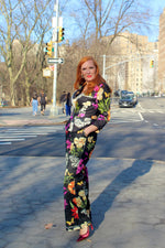 Load image into Gallery viewer, Textured Windowpane Wide Leg Pant

