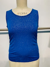 Load image into Gallery viewer, Glitter Glam Tank Ocean Blue
