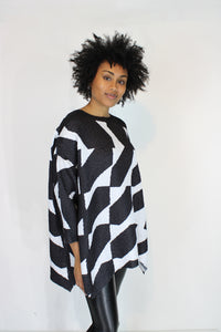ZIGZAG MIRAGE CRINKLE TOP