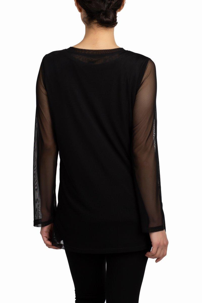 Mesh Long Sleeve Top - Multiple Colors