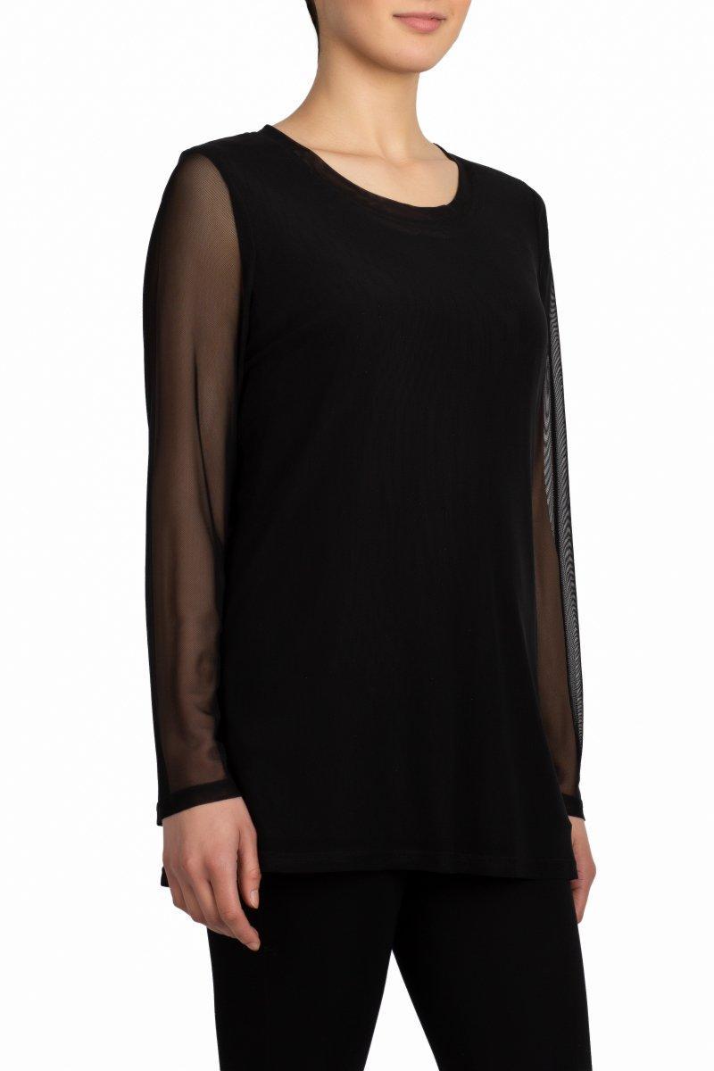 Mesh Long Sleeve Top - Multiple Colors