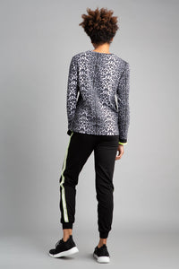 Animal Colorblock Top