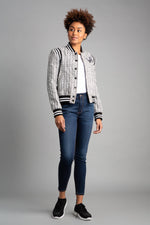 Load image into Gallery viewer, SALT &amp; PEPPA TWEED BOMBER
