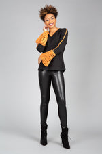 Load image into Gallery viewer, Faux Suede Shimmer Top
