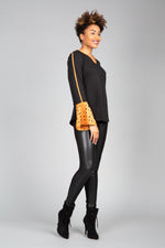 Load image into Gallery viewer, Faux Suede Shimmer Top
