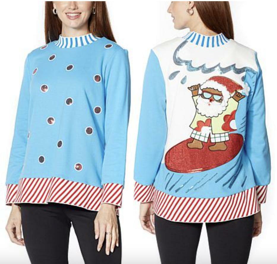 Target santa baby sweatshirt on sale