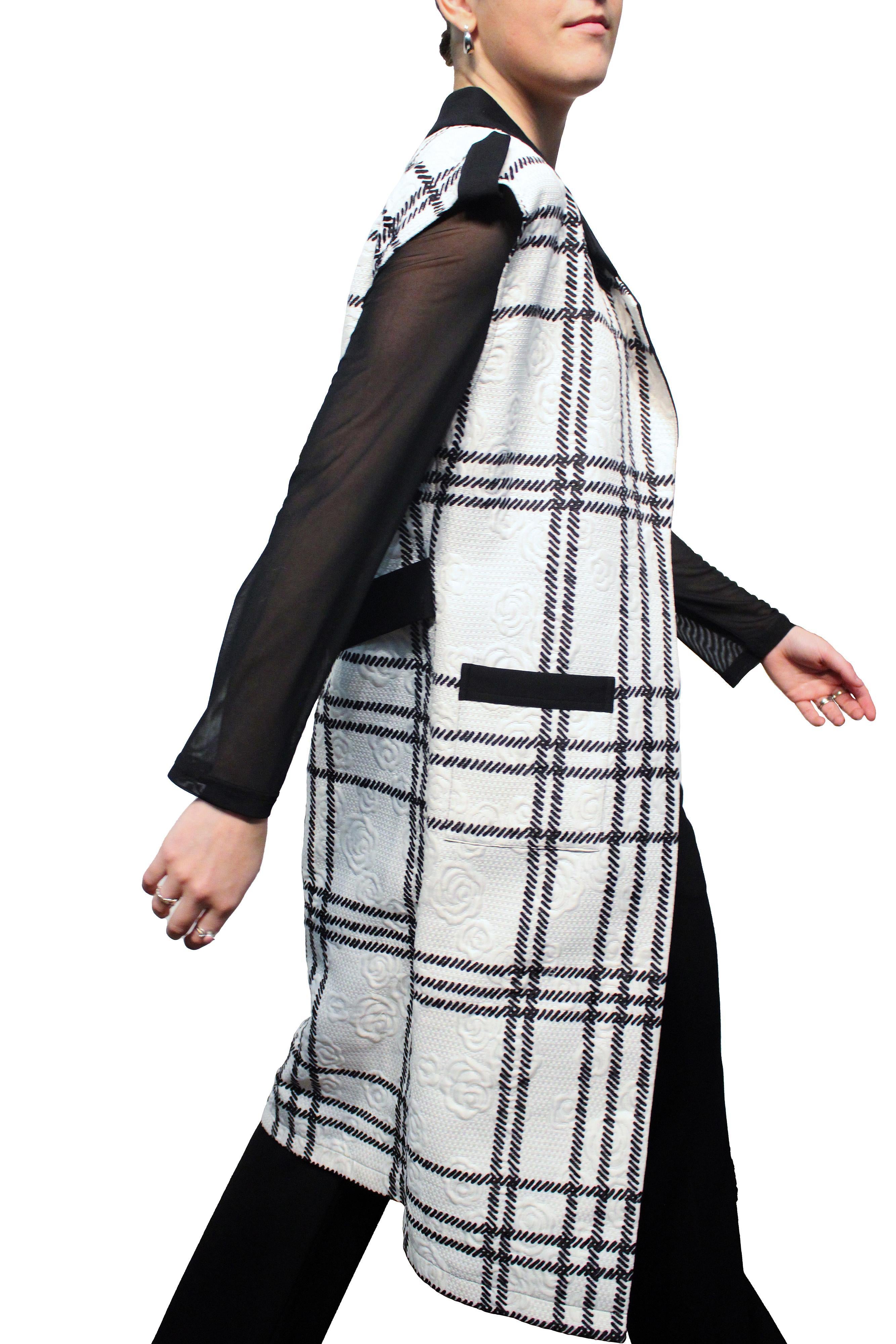 Plaid Textures Vest