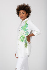 Load image into Gallery viewer, Palm Beach Woven  Applique Shirt

