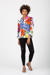 Garden floral burst blazer