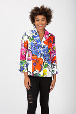 Load image into Gallery viewer, Garden floral burst blazer
