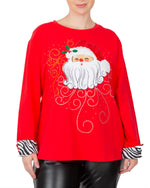 Load image into Gallery viewer, Happy Santa Tee Plus
