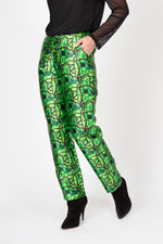 Load image into Gallery viewer, Bold Lines Pants in Green
