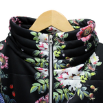 Load image into Gallery viewer, Floral Diamond Trellis Puffer Vest
