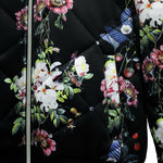 Load image into Gallery viewer, Floral Diamond Trellis Bomber Jacket
