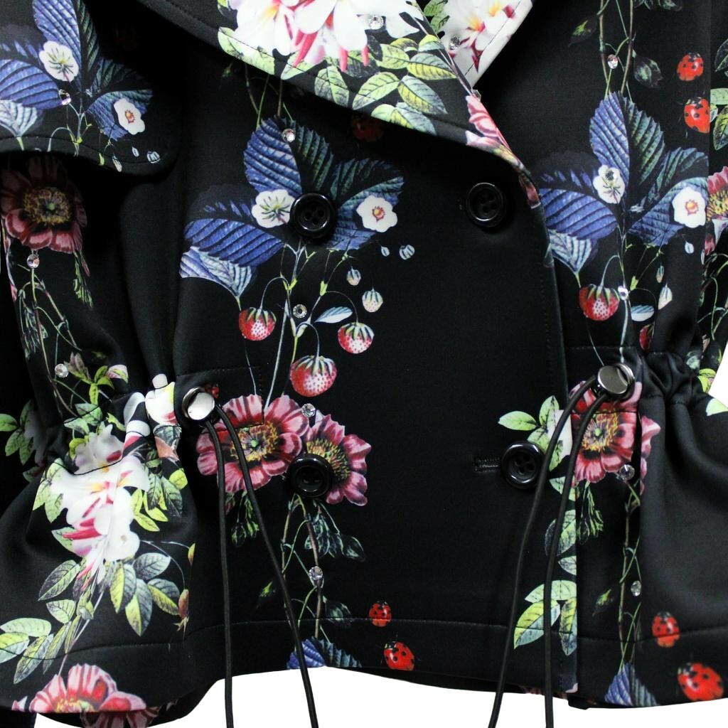 Floral Diamond Trellis Utility Jacket