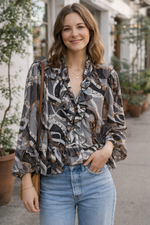 Load image into Gallery viewer, Status Quo Soft Ruffle Top
