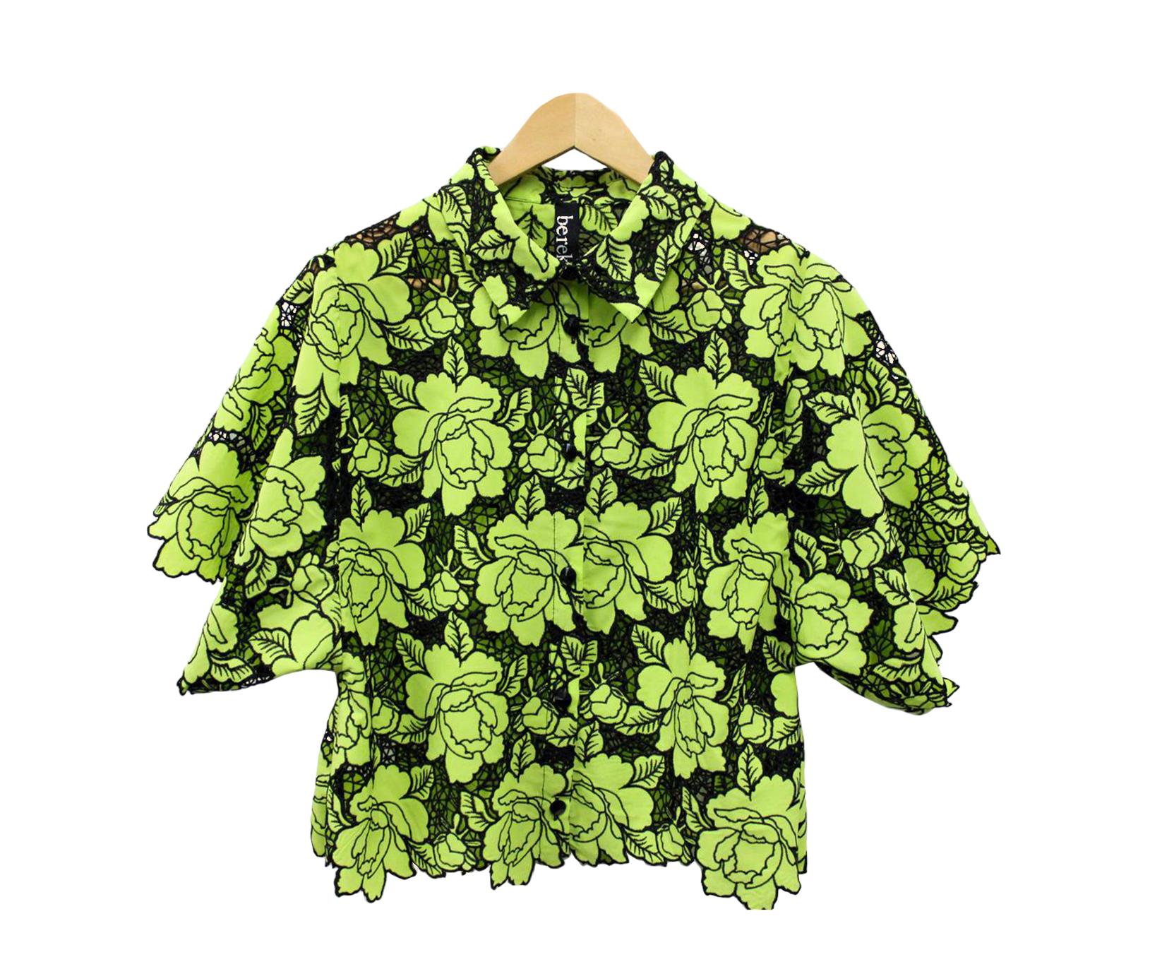 Lazer Garden Shirt Kiwi / Black