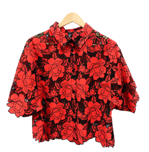 Lazer Garden Shirt Red / Black