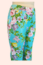 Load image into Gallery viewer, Palm Springs Floral Sequin Flare Leg Pant
