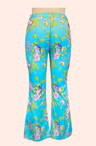 Palm Springs Floral Flare Leg Pant