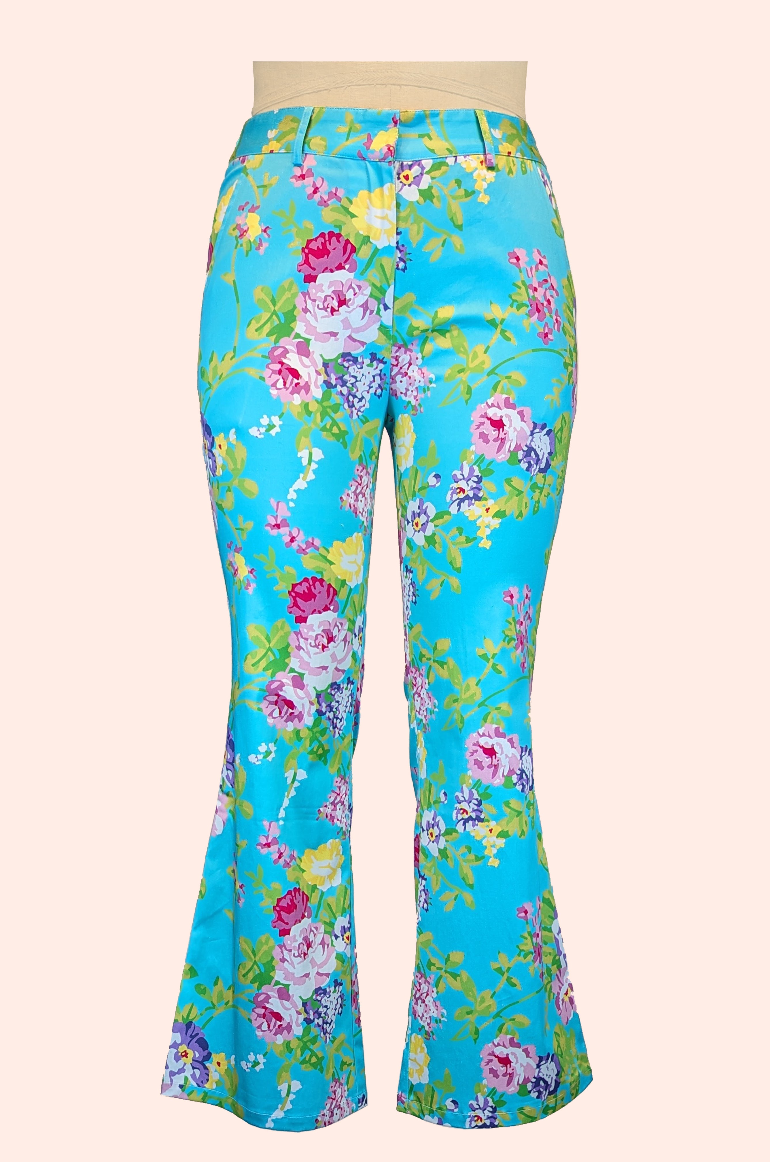 Palm Springs Floral Flare Leg Pant