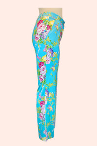 Palm Springs Floral Flare Leg Pant