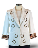 Load image into Gallery viewer, Status Quo Applique Blazer
