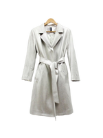 Load image into Gallery viewer, Platinum Cobra Luxe Wrap Coat W Fur Collar &amp; Cuffs
