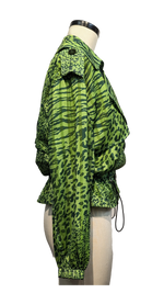 Load image into Gallery viewer, Flowing Leopard Zebra Jacket
