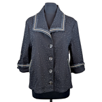 Load image into Gallery viewer, Twinkle Sparkle Easy Swing Denim Jacket

