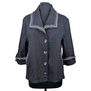 Twinkle Sparkle Easy Swing Denim Jacket