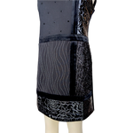Load image into Gallery viewer, Night Out Mixed Media Sheath Dress
