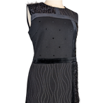 Load image into Gallery viewer, Night Out Mixed Media Sheath Dress
