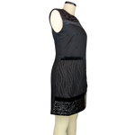 Load image into Gallery viewer, Night Out Mixed Media Sheath Dress
