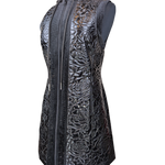 Load image into Gallery viewer, Glossy Quilted Floral Vest
