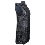 Load image into Gallery viewer, Glossy Quilted Floral Vest
