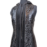 Load image into Gallery viewer, Glossy Quilted Floral Vest
