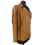Load image into Gallery viewer, Fringe Sachay Moto Jacket

