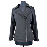 Load image into Gallery viewer, Fringe Sachay Moto Jacket

