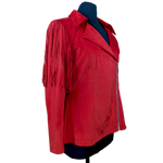 Load image into Gallery viewer, Fringe Sachay Moto Jacket
