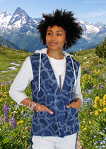 Load image into Gallery viewer, Hearts of Denim &amp;. French Terry Mixed Blazer
