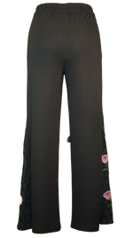 Load image into Gallery viewer, Wide Leg Pant W Floral insert.
