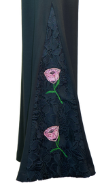 Load image into Gallery viewer, Wide Leg Pant W Floral insert.
