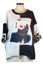 Load image into Gallery viewer, The "Glamour Girl" Oversized Knit Top
